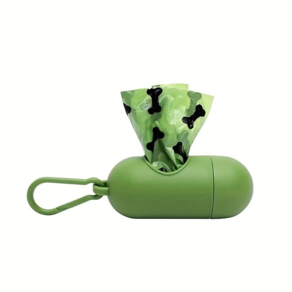 💖3/$15💖 Dog Poop Bags Dispenser Reusable Outdoor Rubbish Biodegradable - Picture 1 of 4